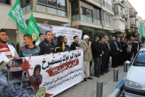 بالفيديو: جموع غفيرة تشارك في تظاهرة تضامنية بيافا مع مخيم اليرموك المحاصر 